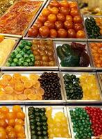 Assorted candy in a market. photo