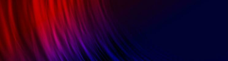 Dark red and blue smooth waves abstract background vector