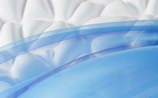 Soft and fluffy fabric, 3d rendering. photo