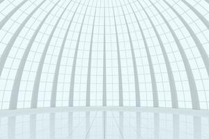 Round hall architecture background, 3d rendering. photo