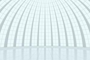 Round hall architecture background, 3d rendering. photo