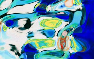 Abstract gradient liquid, 3d rendering. photo