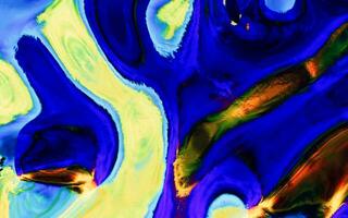 Abstract gradient liquid, 3d rendering. photo