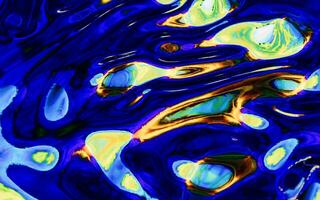 Abstract gradient liquid, 3d rendering. photo