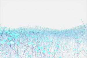 Glowing particles and lines,sparkling particles,3d rendering. photo