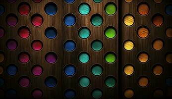 abstract background with circles ai generated photo