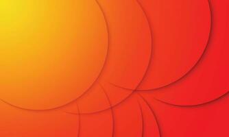 Abstract orange and pink gradient with shadow. vector