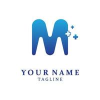 M Letter Logo Template vector