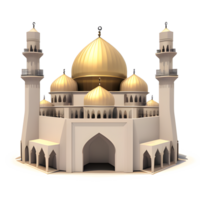 Beautiful Mosque Transparent Background Ai Generative png