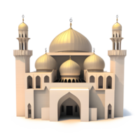 Beautiful Mosque Transparent Background Ai Generative png