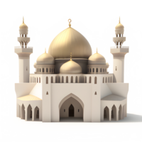 magnifique mosquée transparent Contexte ai génératif png