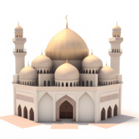 Beautiful Mosque Transparent Background Ai Generative png