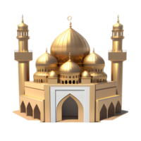 Beautiful Mosque Transparent Background Ai Generative png