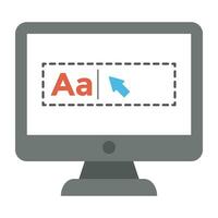 Web Design and UI, UX Flat Icons vector