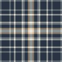 Plaid check pattern. Seamless fabric texture. Tartan textile print. vector