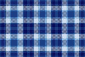 Fabric check seamless of textile vector texture with a plaid pattern tartan background.