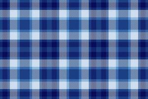 Fabric check seamless of textile vector texture with a plaid pattern tartan background.