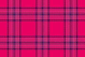 Check fabric plaid of textile tartan texture with a seamless background vector pattern.