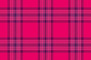 Check fabric plaid of textile tartan texture with a seamless background vector pattern.