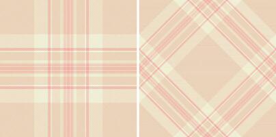 Textile tartan fabric of background texture seamless with a pattern plaid vector check.