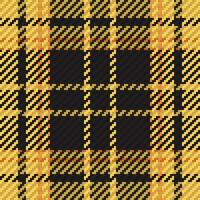 Seamless pattern of scottish tartan plaid. Repeatable background with check fabric texture. Vector backdrop striped textile print.