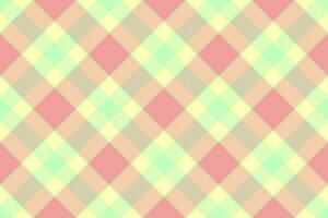 Pattern fabric background of textile tartan texture with a plaid vector check seamless.