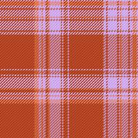 Texture seamless background of tartan textile fabric with a vector check plaid pattern.