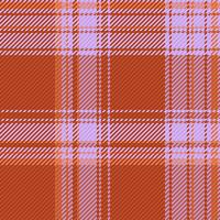 Texture seamless background of tartan textile fabric with a vector check plaid pattern.