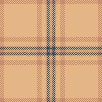 Textile check fabric of vector texture tartan with a background plaid seamless pattern.