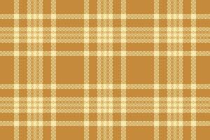 Fabric plaid background of vector seamless check with a textile tartan pattern texture.