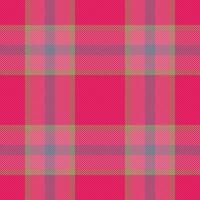 Seamless check pattern of background textile vector with a tartan fabric texture plaid.