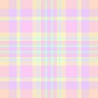 Vector seamless pattern of texture check plaid with a textile fabric tartan background.