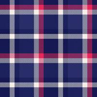 Vector plaid textile of background texture pattern with a seamless fabric check tartan.