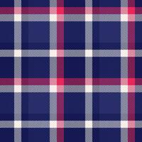 Vector plaid textile of background texture pattern with a seamless fabric check tartan.