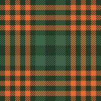 Textile background plaid of check tartan texture with a fabric seamless vector pattern.