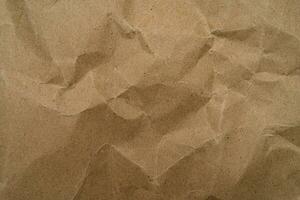 Recycle Paper Texture background. Crumpled Old kraft paper abstract shape background with space paper for text high resolution photo