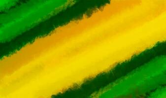 Background with watercolor stripes diagonally green, yellow and orange. Autumn themes. photo