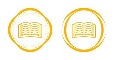 Open Book Vector Icon