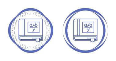 Algebra Book Vector Icon