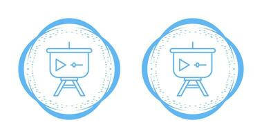 Video Presentation Vector Icon