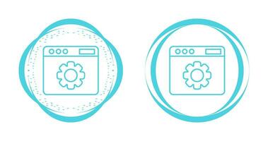 icono de vector de configuración web