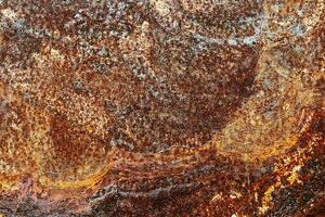 Photo old abstract dark metal texture covered with rust for background design