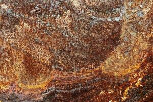 Photo old abstract dark metal texture covered with rust for background design