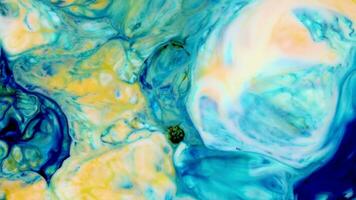 Abstract Colorful Invert Paint Exploding Spreads And Texture video