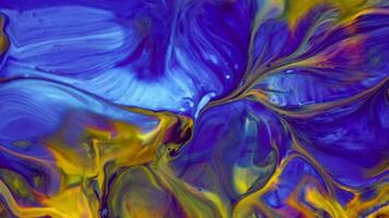 Abstract Colorful Invert Paint Exploding Spreads And Texture video