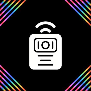 inalámbrico intercomunicador vector icono