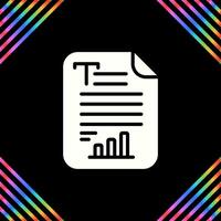 Text Analytics Vector Icon