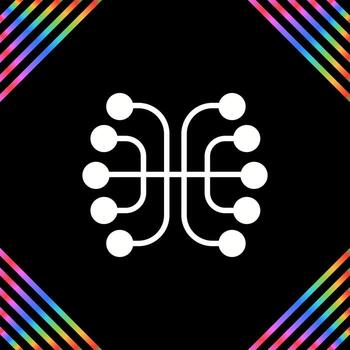 Neural Networks Vector Icon