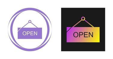 Open Tag Vector Icon