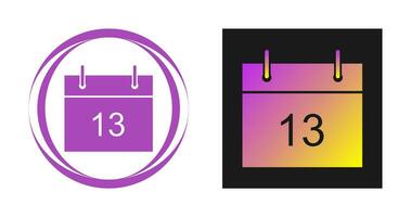 Marked Date Vector Icon